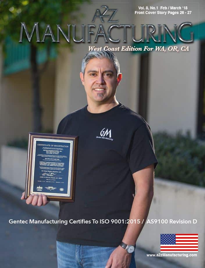 As seen in A2Z Manufacturing! Gentec Manufacturing Inc.